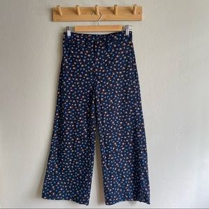 Madewell wide leg crop pants, size 24